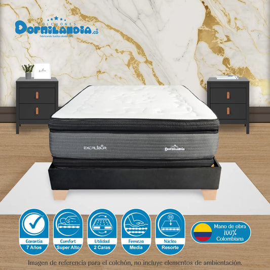 Colchón Resortado Excalibur