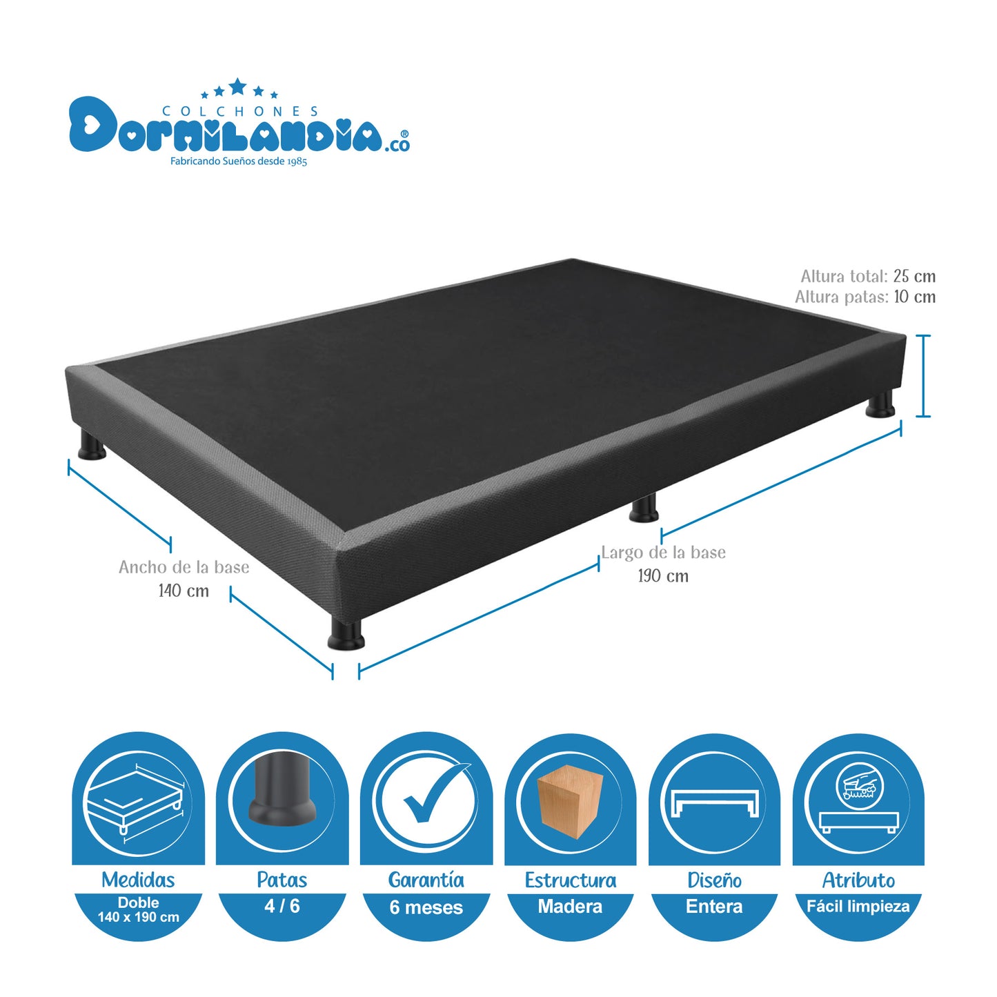 Base Cama Entera