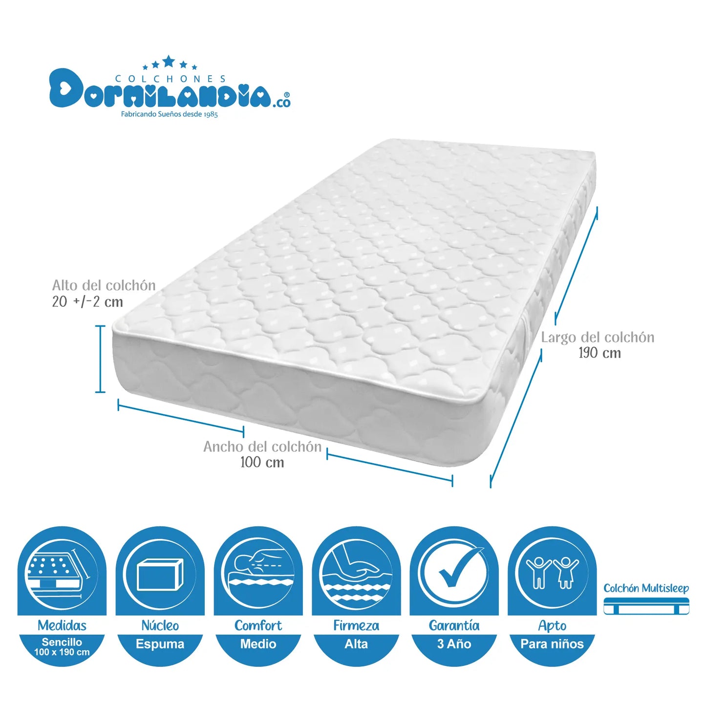 Colchón Espumado Ultraflex