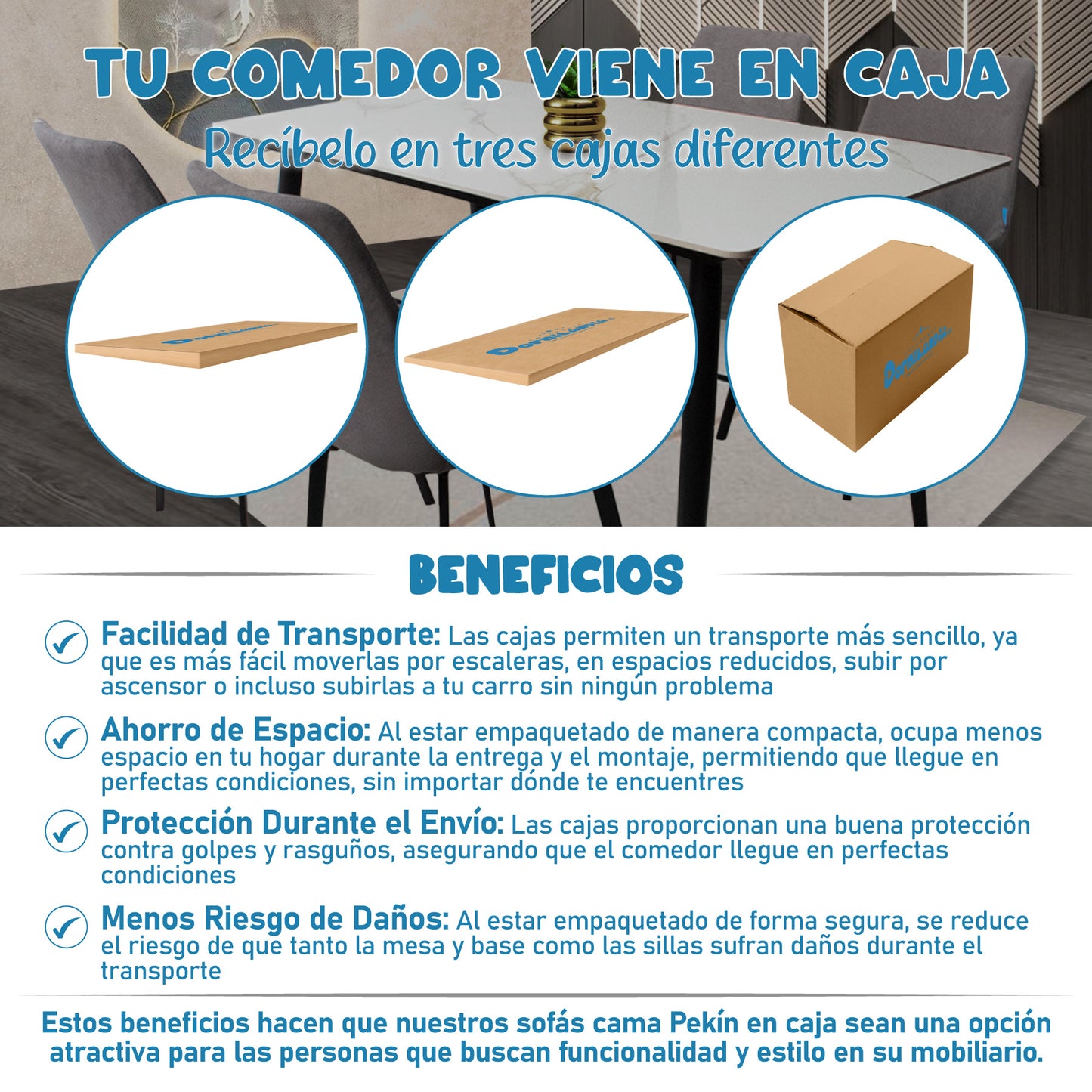 Comedor Berlín de Piedra Sinterizada