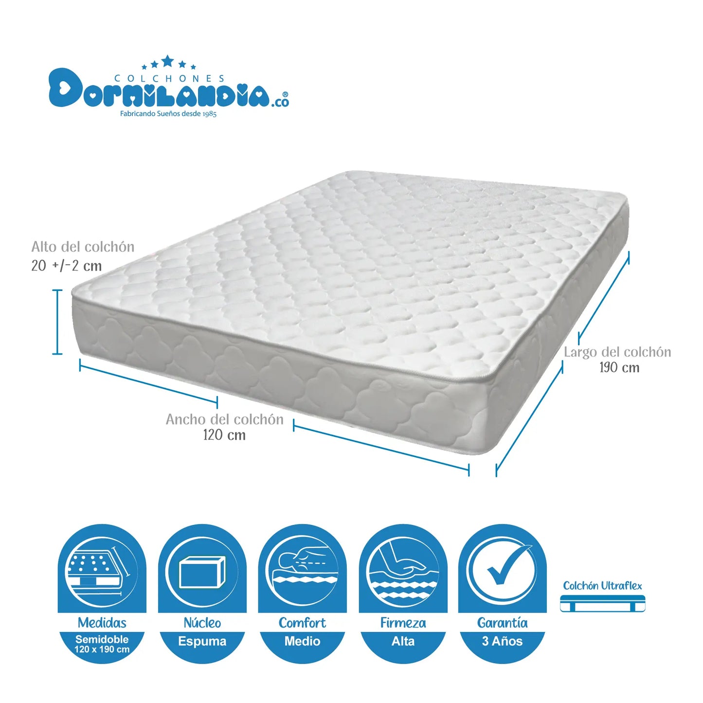 Colchón Espumado Ultraflex