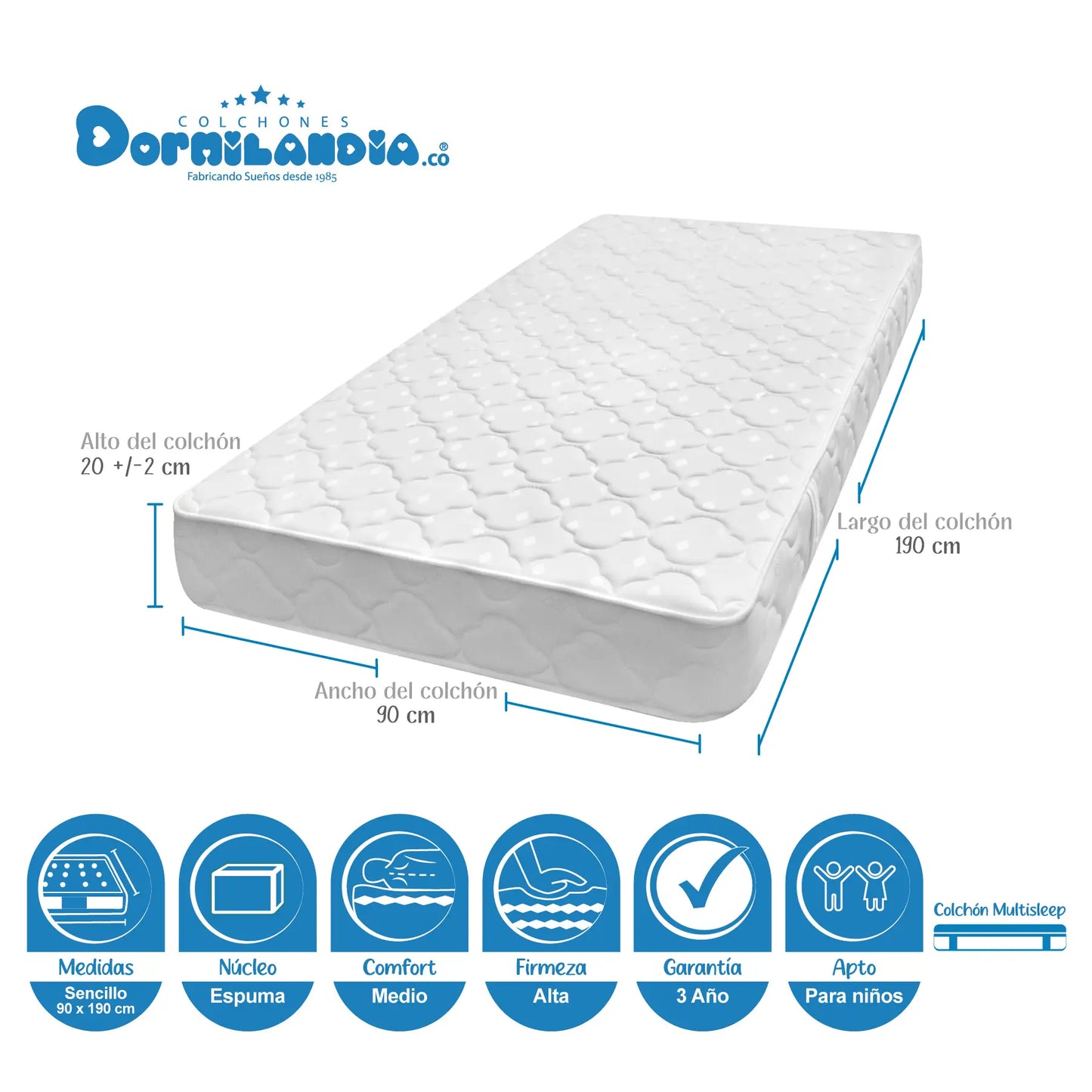 Colchón Espumado Ultraflex