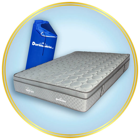 Colchón Pocket Maxiflex Enrollado En Tula Confortable