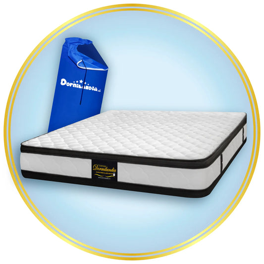 Colchón Resortado Atenas Enrollado En Tula Confortable