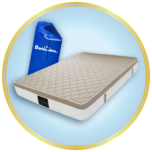 Colchón Resortado Dublín Enrollado En Tula Confortable