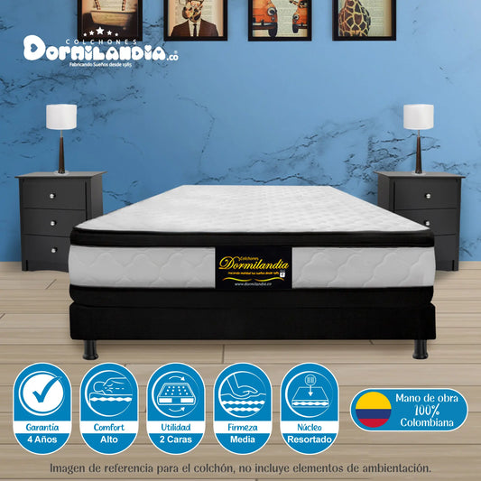 Colchón King Resortado Atenas