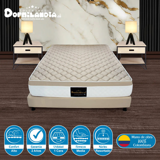 Colchón King Resortado Dublín