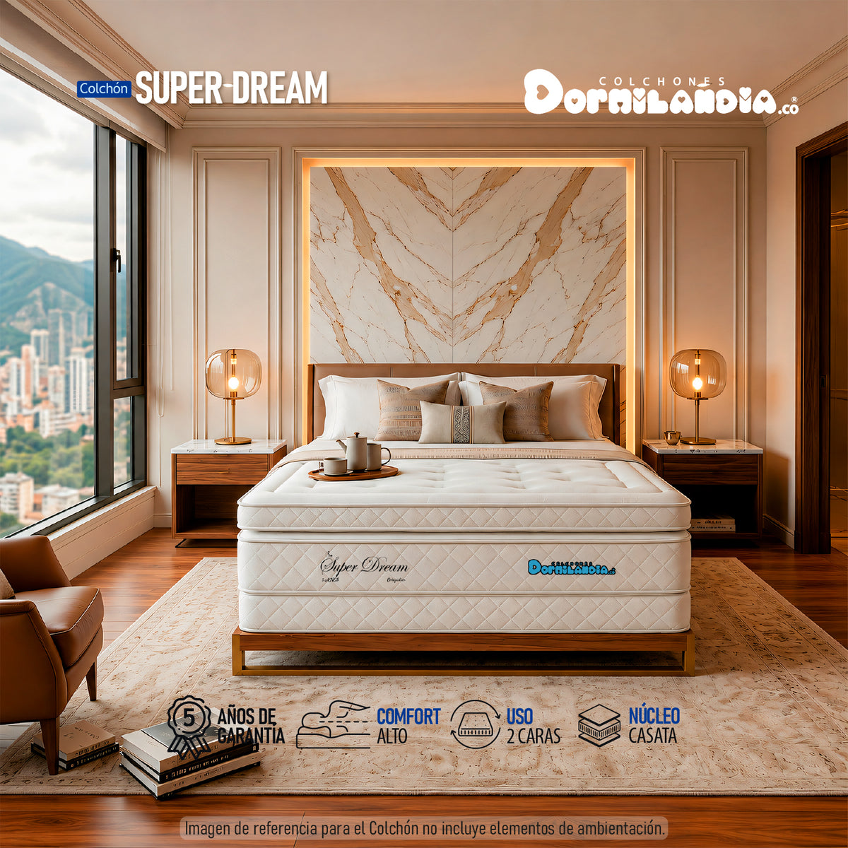 Colchón Espumado Super Dream Plus