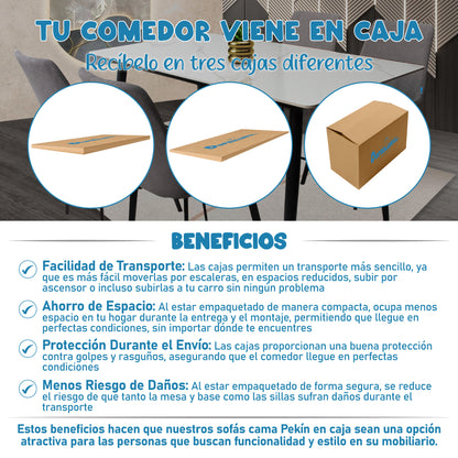 Comedor Berlín de Piedra Sinterizada