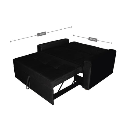 Sofá Cama Germano 3 Posiciones + 2 Cojines
