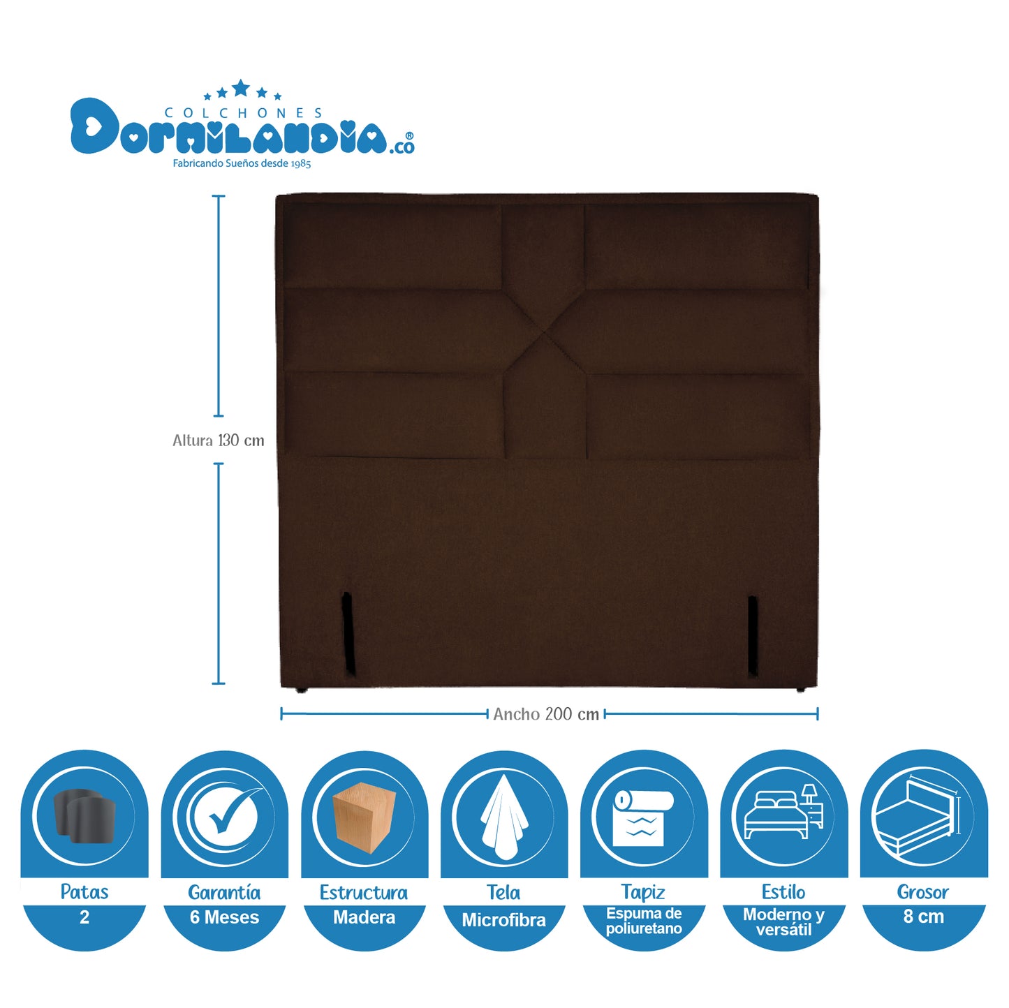 Mega Combo Colchón Infinity Pocket King + Base Cama + Cabecero + Almohadas