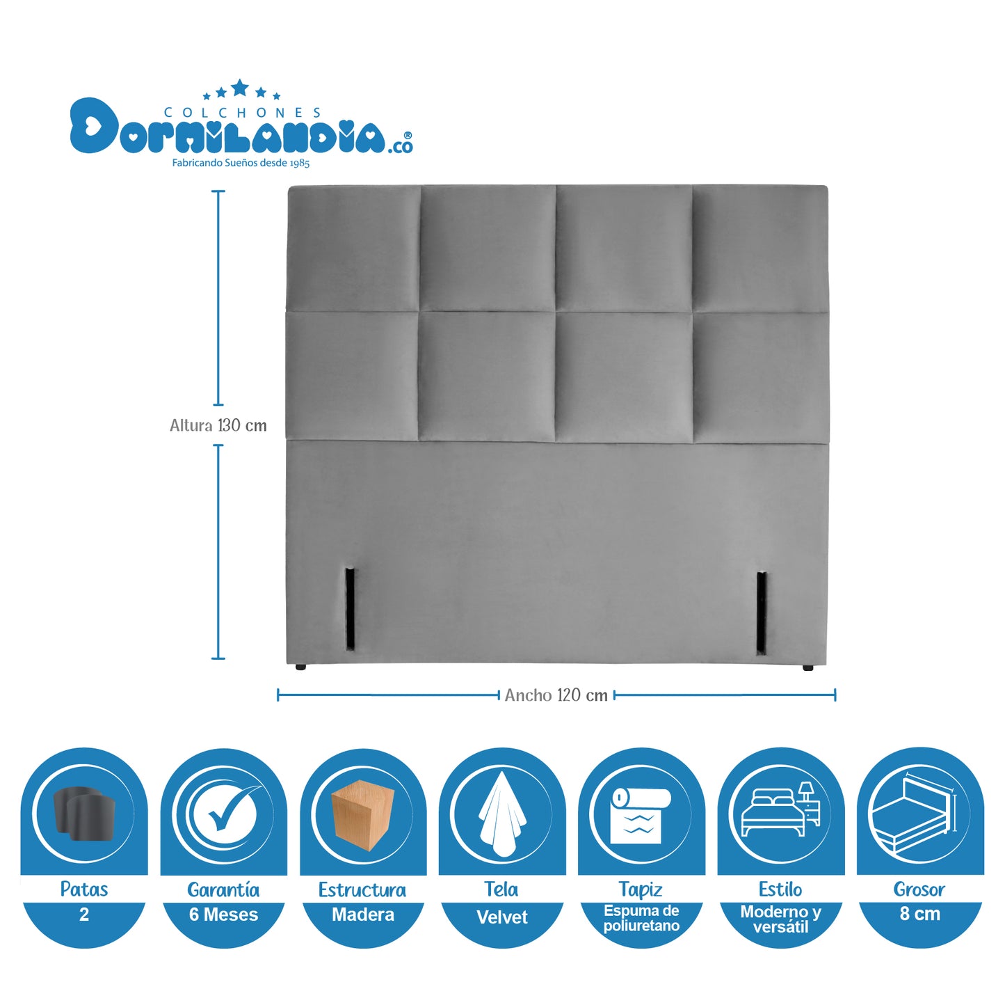 Mega Combo Colchón Maxiflex Pocket Enrollado En Tula Confortable + Base Cama + Cabecero +Almohadas