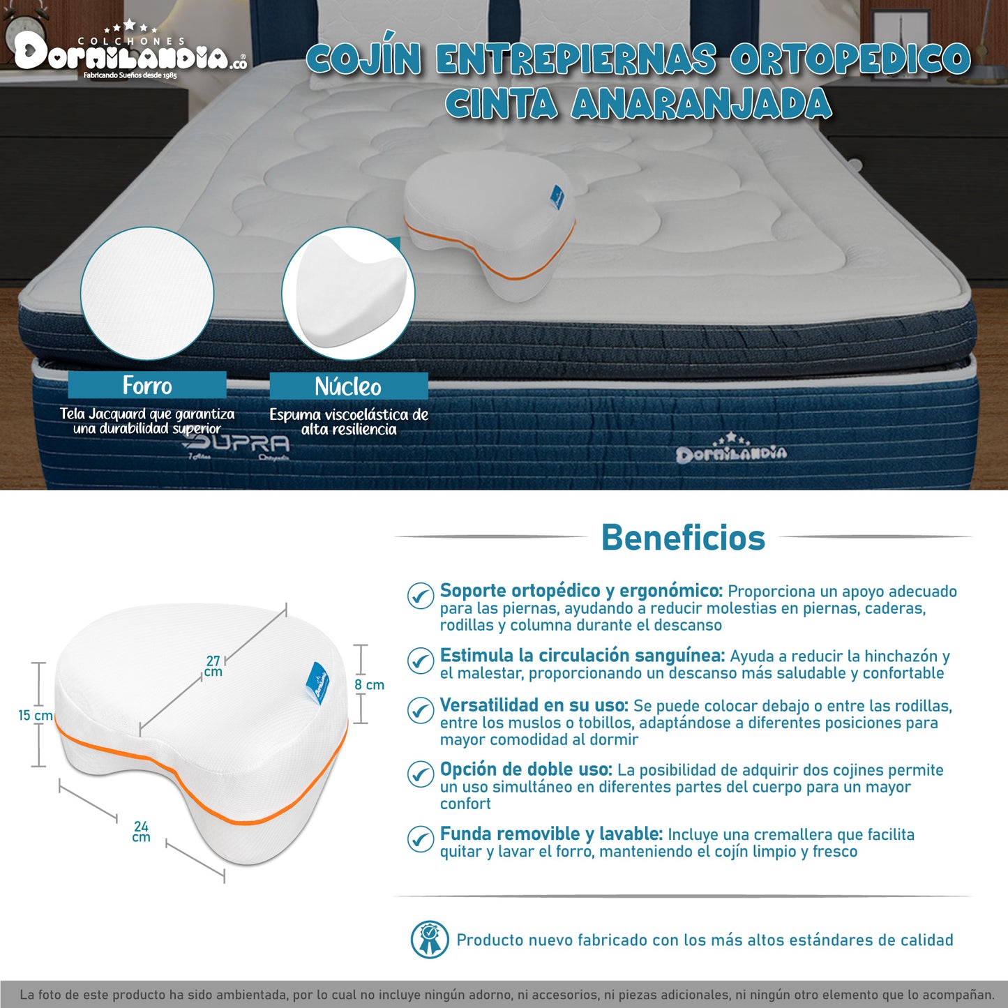 Cojín Leg Pillow Entre Pierna