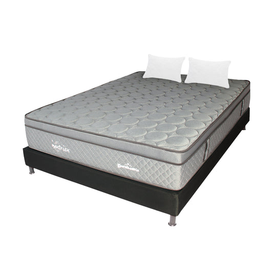 Combo Colchón King Maxiflex + Base Cama + Almohadas