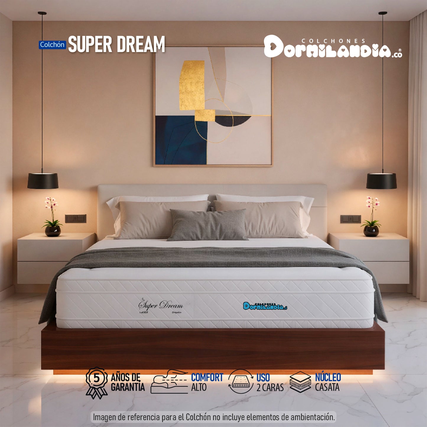 Colchón Espumado Super Dream Plus