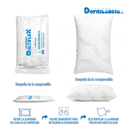 Set X2 Almohadas Multiflex