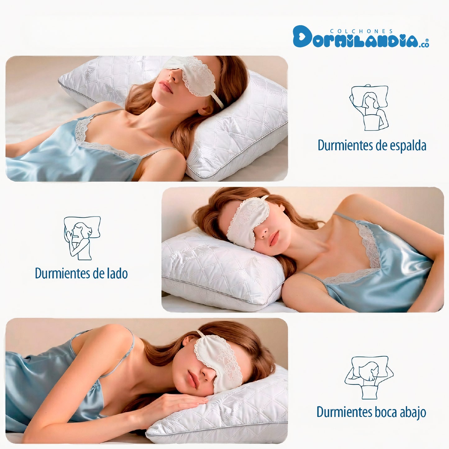 Set X2 Almohadas Multiflex