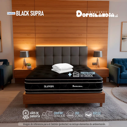 Colchón Resortado Black Supra King