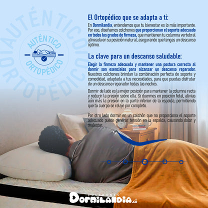 Colchón Resortado Atenas Enrollado En Tula Confortable