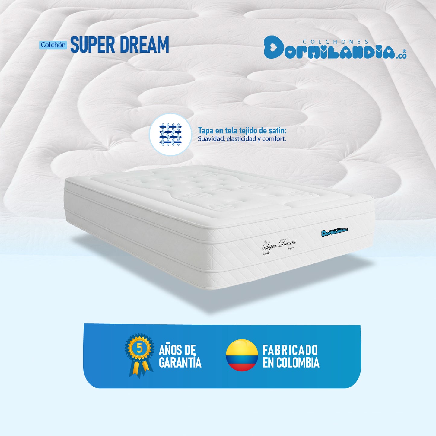 Colchón Espumado Super Dream Plus