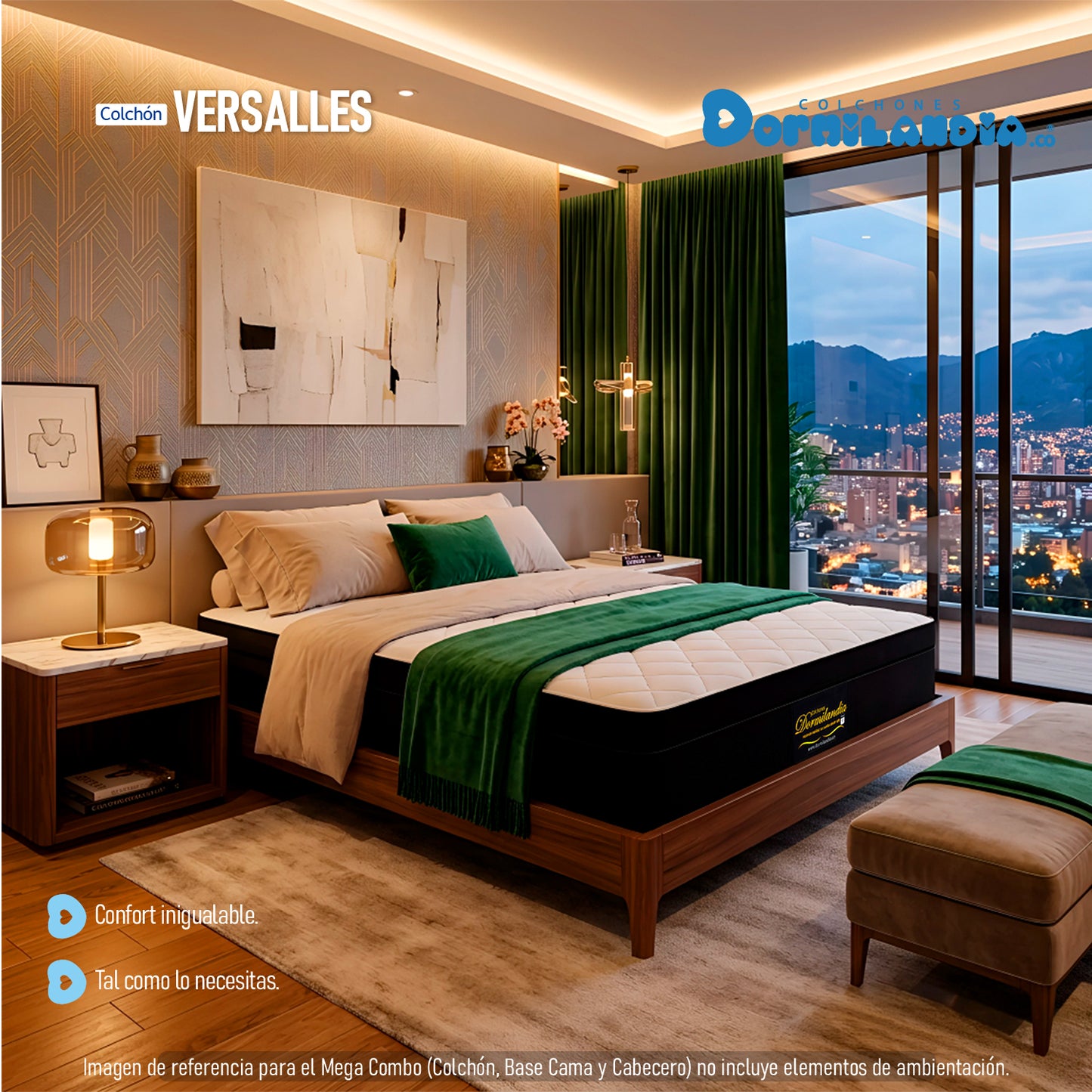 Colchón Resortado Versalles King