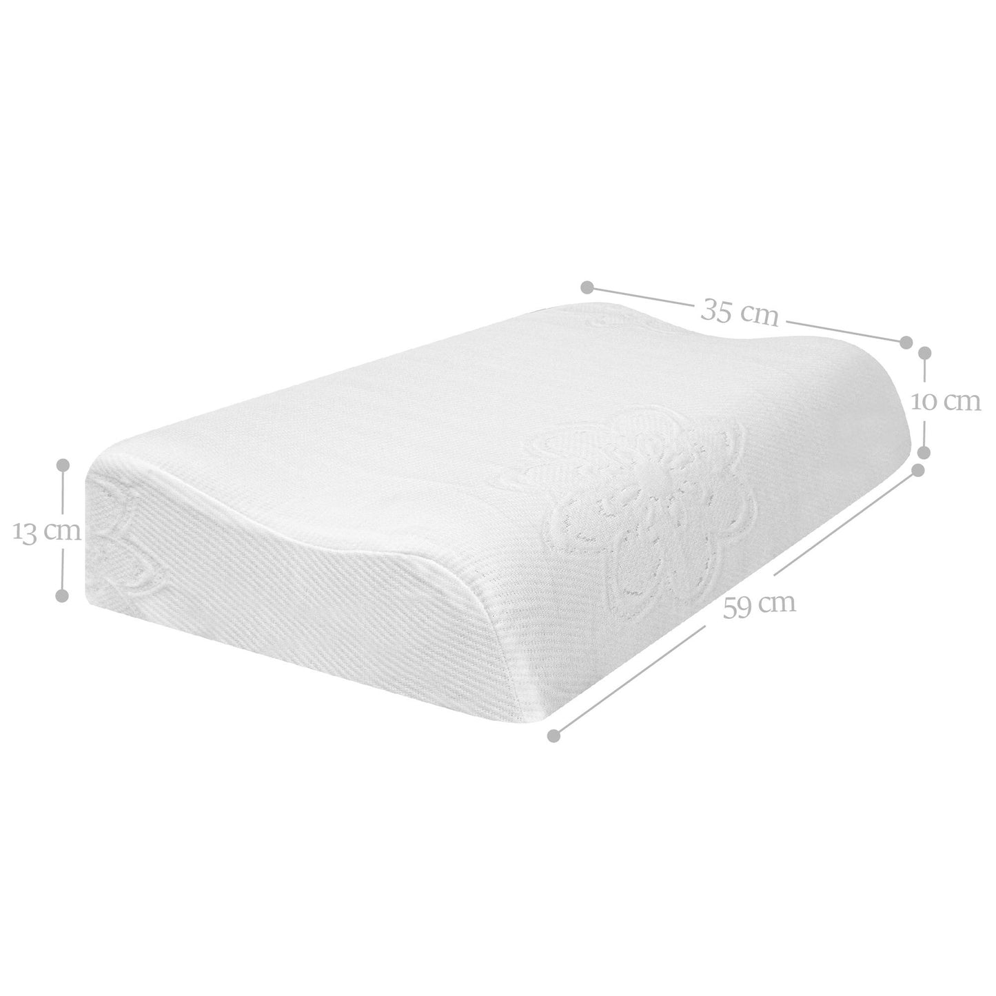 Set X2 Almohada Viscoelástica Masajeadora