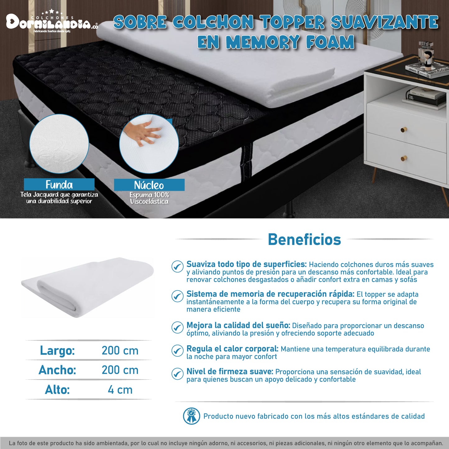 Sobre Colchón Topper